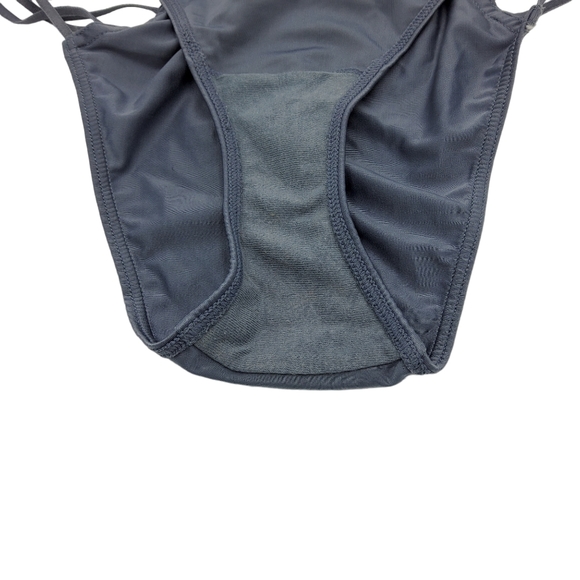 Victoria's Secret Very Sexy Strappy Cheekini Panty Size Medium Gray Bikini - Picture 6 of 6